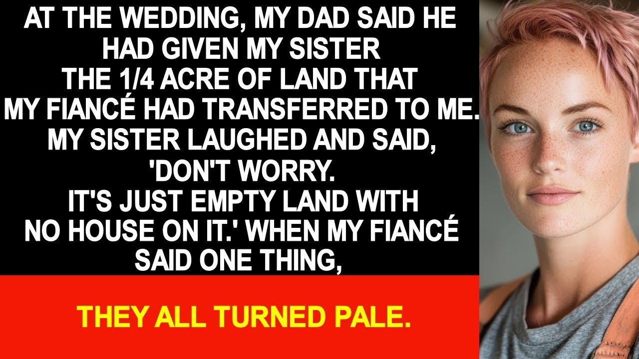 My dad said he had given sister the 1/4 acre of land that my fiancé had transferred to me...