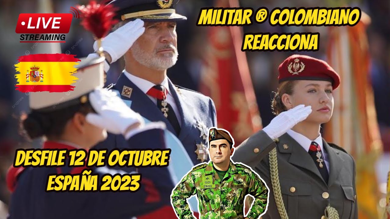 🚨📲En directo: El DESFILE MILITAR por el 12 de OCTUBRE, presidido por los REYES y LEONOR