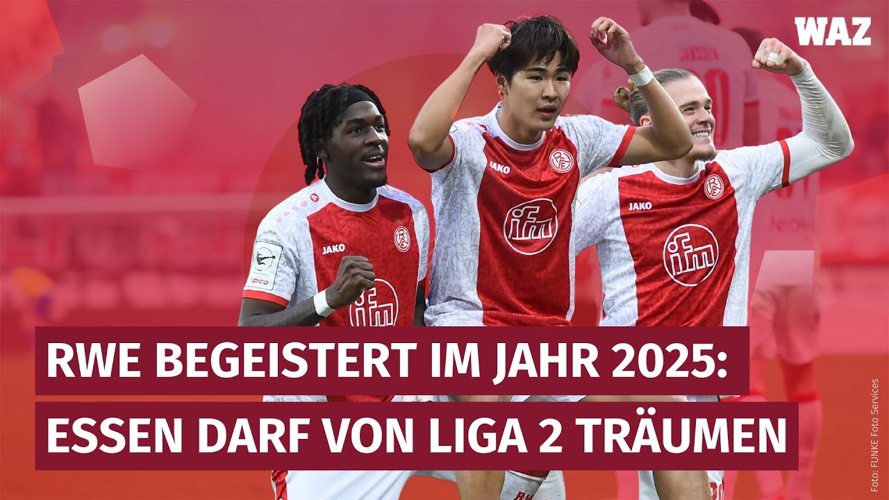 Zweitliga-Traum, Stadionausbau, Fan-Ärger: Rot-Weiss Essen beendet ereignisreiches Jahr