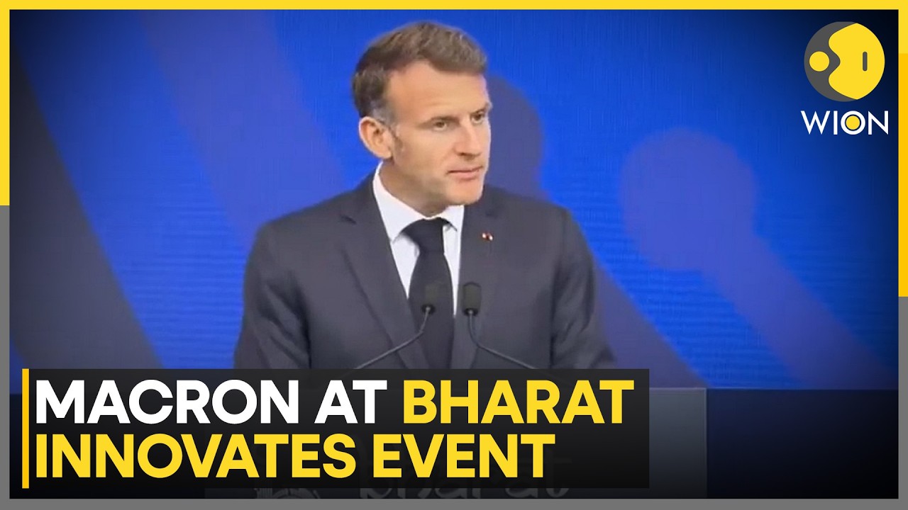 Bharat Innovates 2026: President Macron Speaks at the 'Bharat Innovates' Inauguration Event  | WION