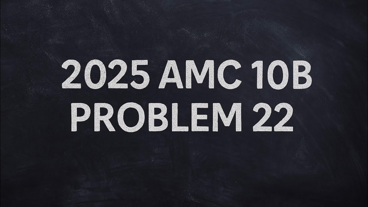 2025 AMC 10B Problem 22 | Stars and Bars | Classic Combinatorics 
