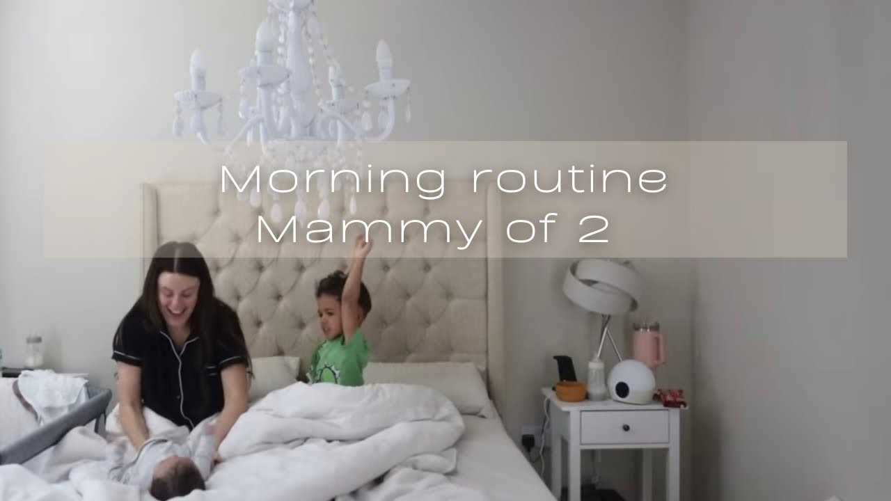 Realistic school run morning routine - Mammy of 2 (4 & 3months old)
