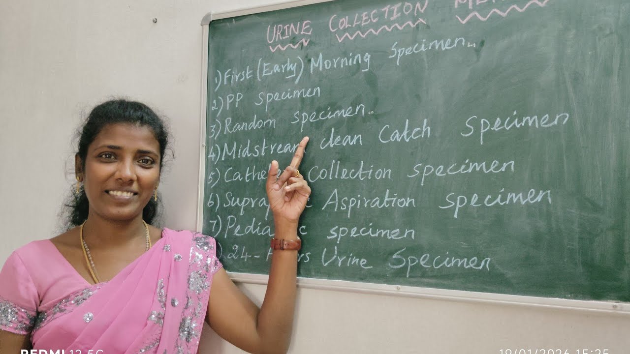 Urine collection procedure @ Vivid Vision 