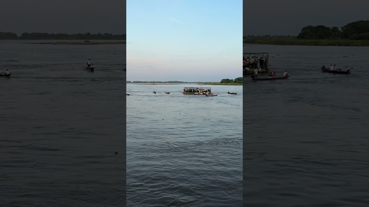 Procesión en las aguas del río de la magdalena 
