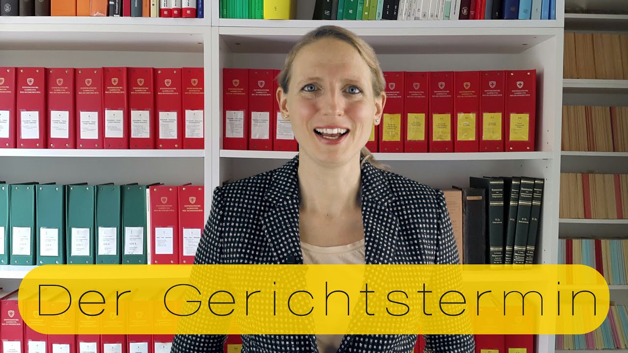 Wie man sich richtig auf einen Gerichtstermin vorbereitet
