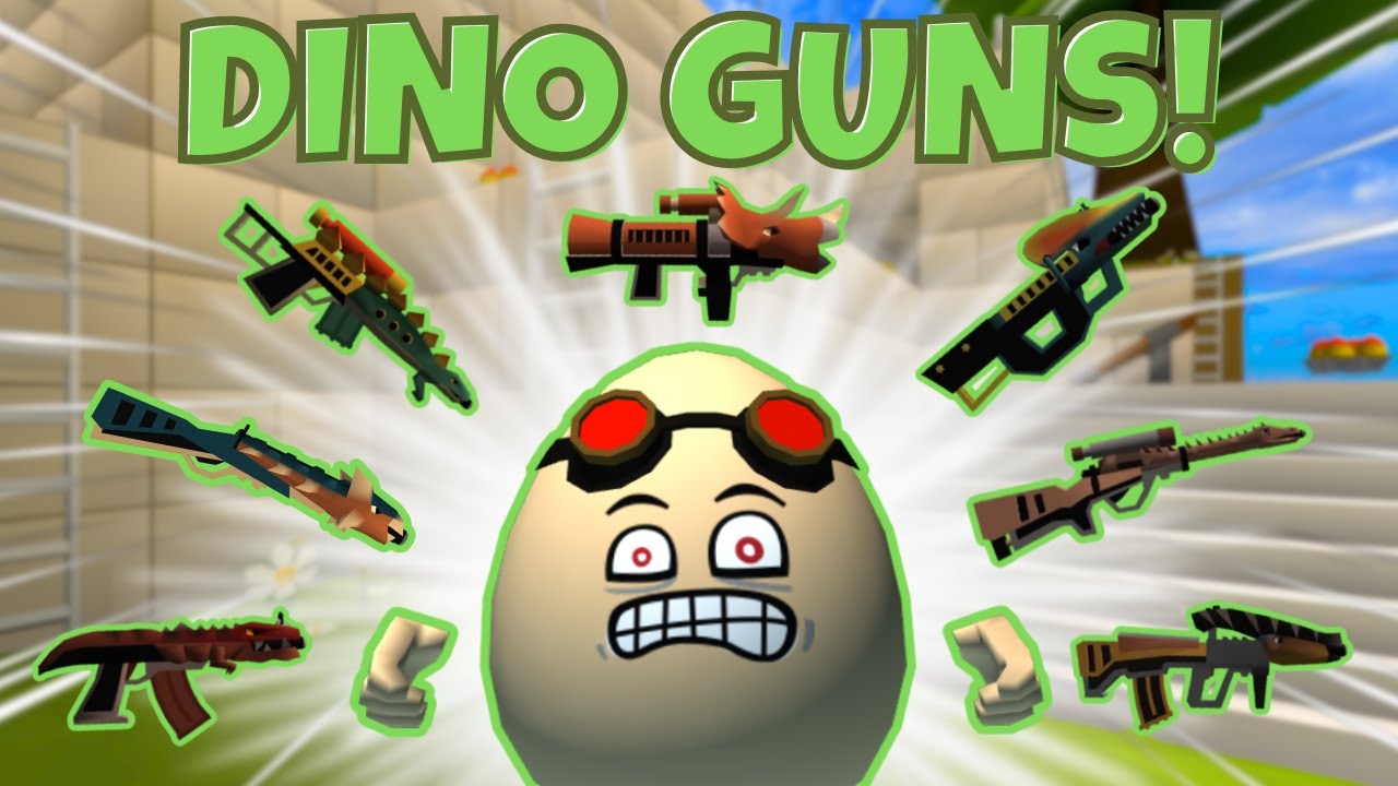 10 Kill Streak With Dino Guns! | New Update | Shell Shockers