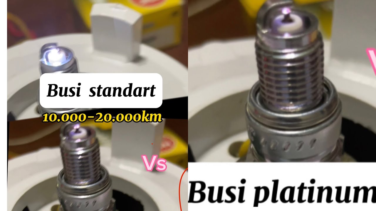Perbedaan Busi standart dan busi platinum