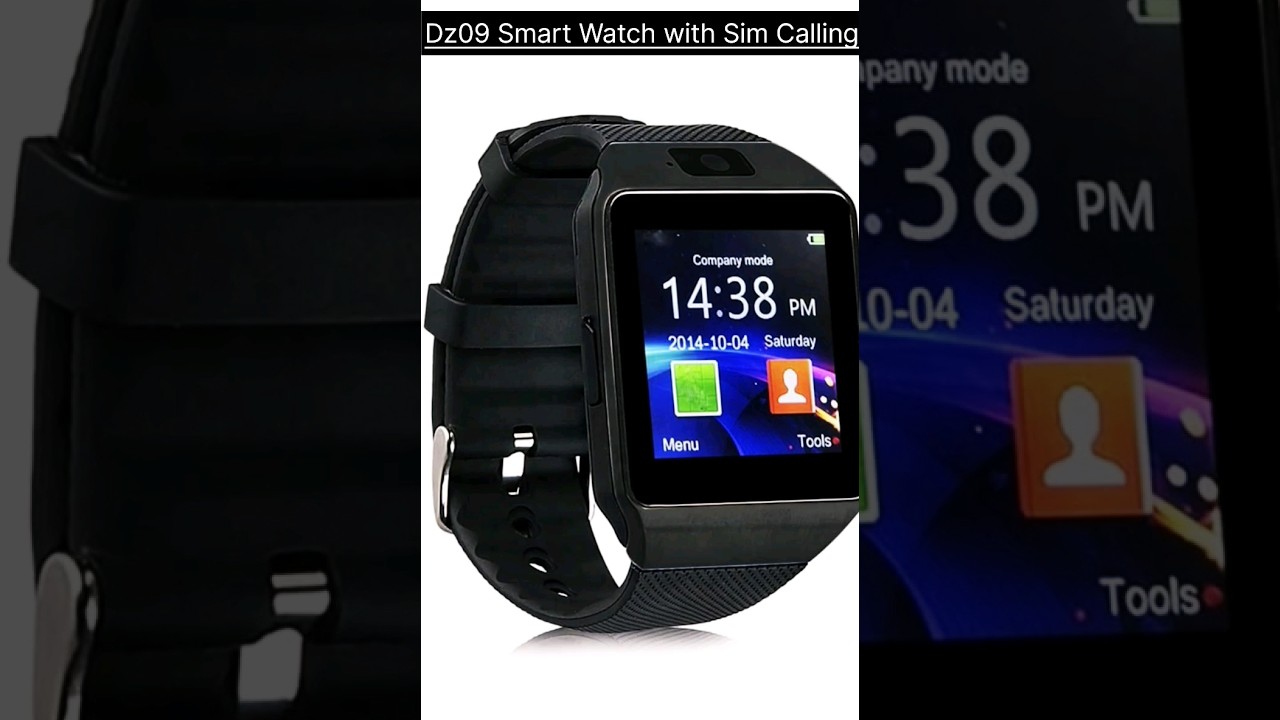 Dz09 Smart Watch with Sim Calling Support & Camera 📸 ⌚🤯#smartwatch #dz09smartwatch #dz09