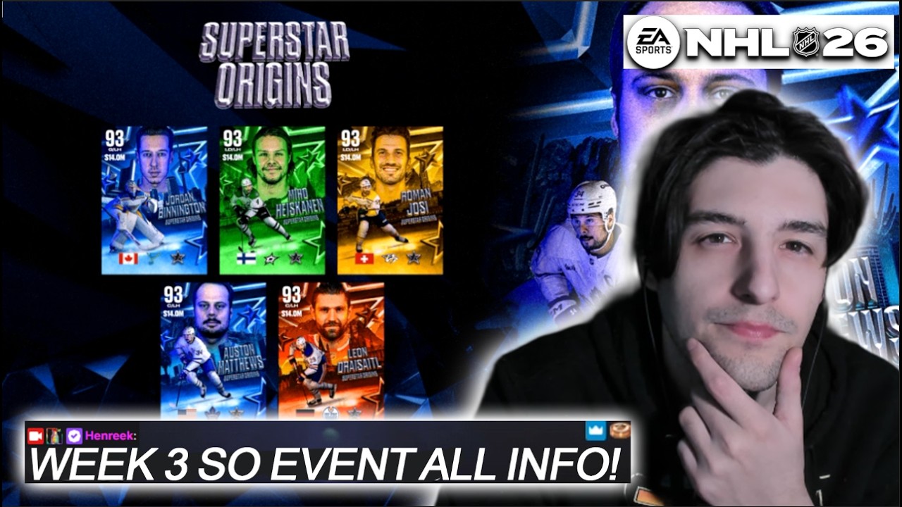 WEEK 3 SUPERSTAR ORIGIN EVENT IS NOT GOOD ALL INFO I NHL 26 HUT
