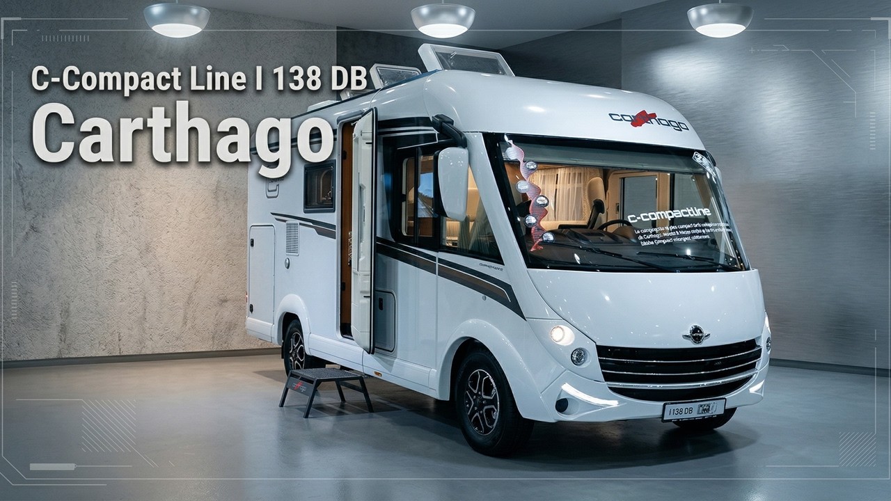 The 2025 Carthago C-Compact Line I 138 DB Combines Spacious Living With Low-Frame Design!
