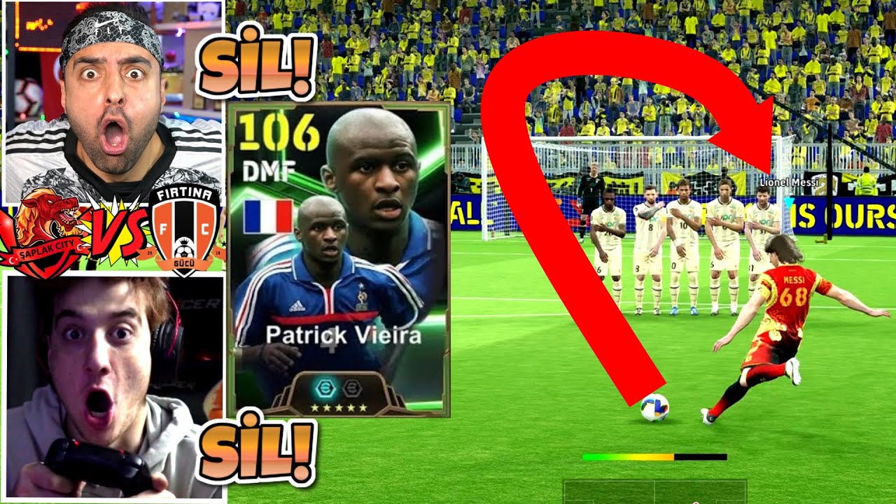 KAYBEDEN 104 VİEİRA SİLER 😱 MESSİ 2 TANE FRİKİK GOL ! ÜMİDİ VS EMJAN ELPESİCO 25 KAPIŞMA !