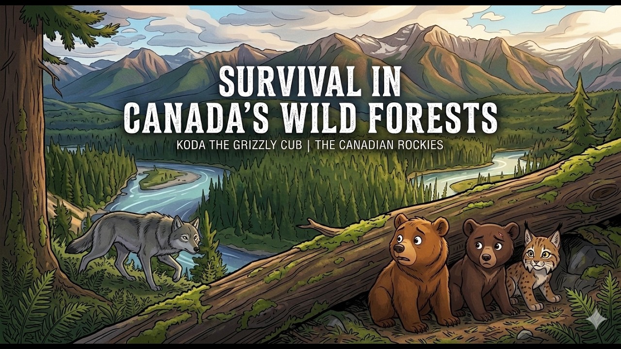 Koda the Grizzly: Survival in Canada’s Wild Forests.