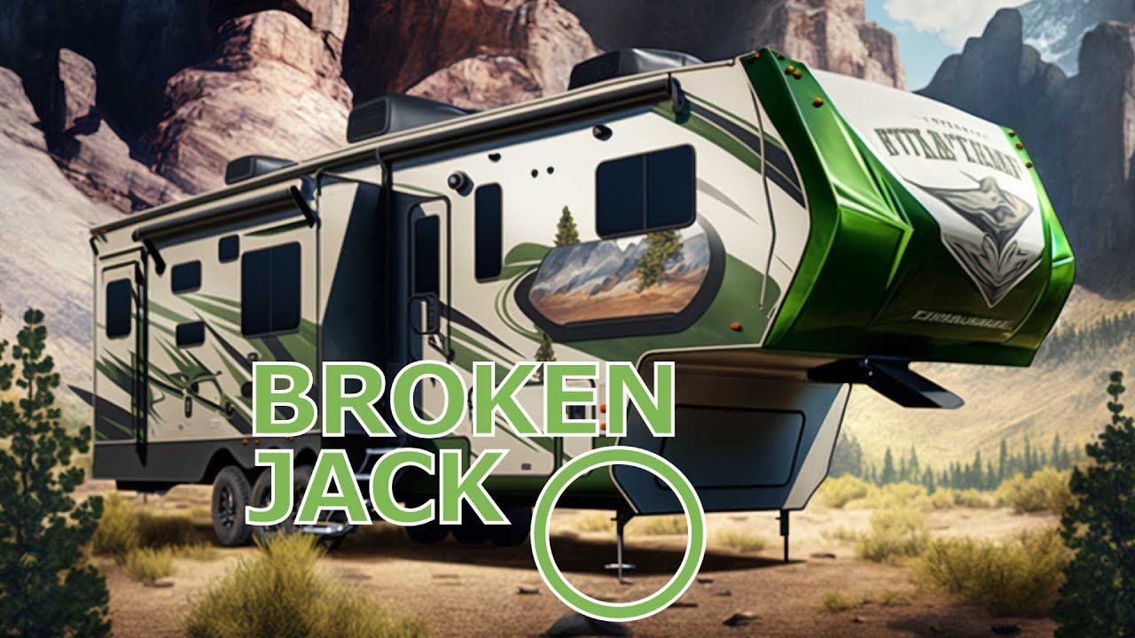 How to Fix Landing Gear Cheap and Easy - 5th Wheel Camper Front Jacks Beveled Gear Repair