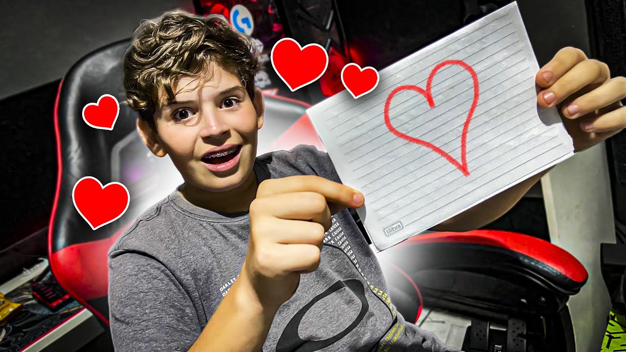O FRAN FEZ UMA CARTA DE AMOR PRA DUDINHA ❤️