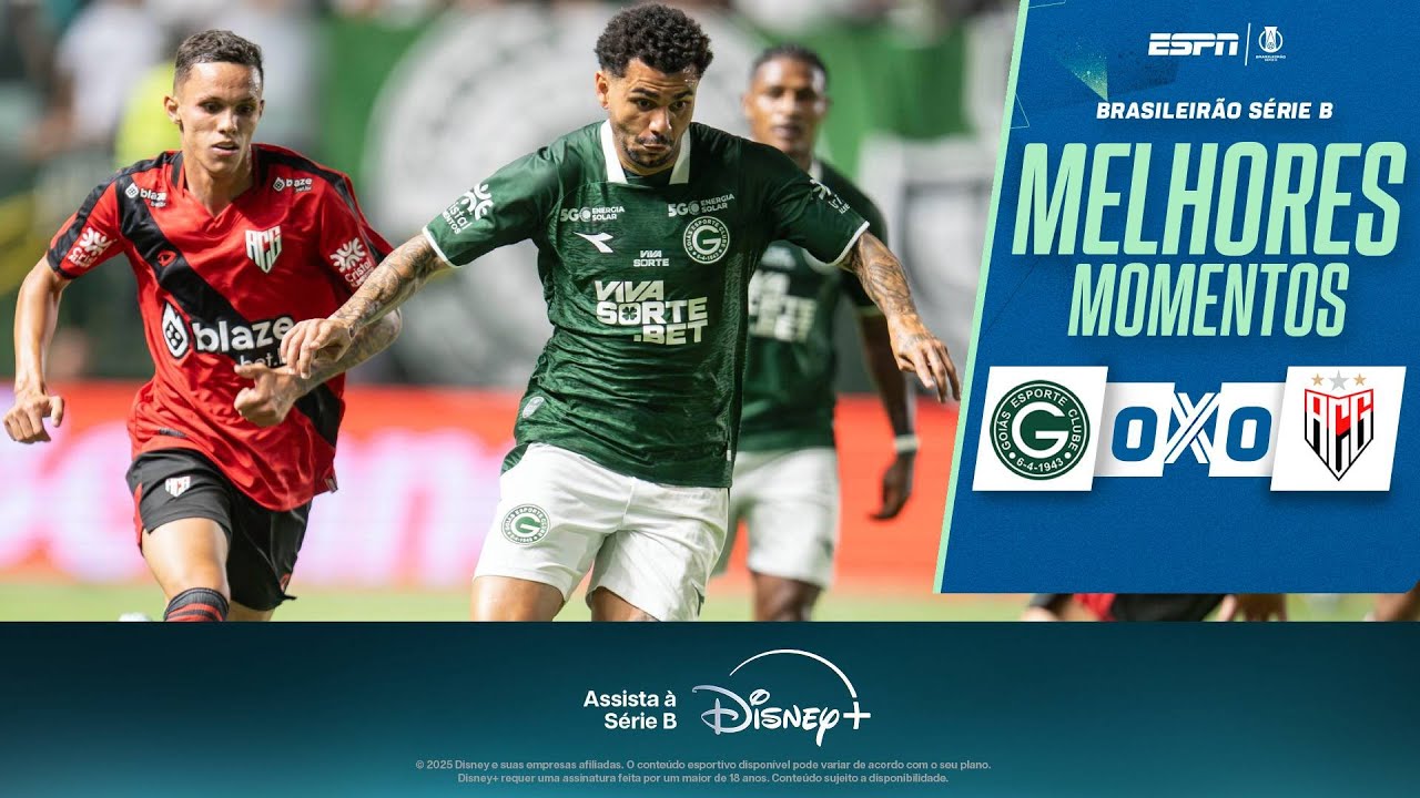 GOIÁS EMPATA COM O ATLÉTICO-GO EM CLÁSSICO PELA SÉRIE B | Melhores Momentos