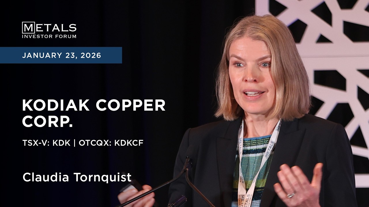 Claudia Tornquist of Kodiak Copper presents at Metals Investor Forum in Vancouver | January 2026