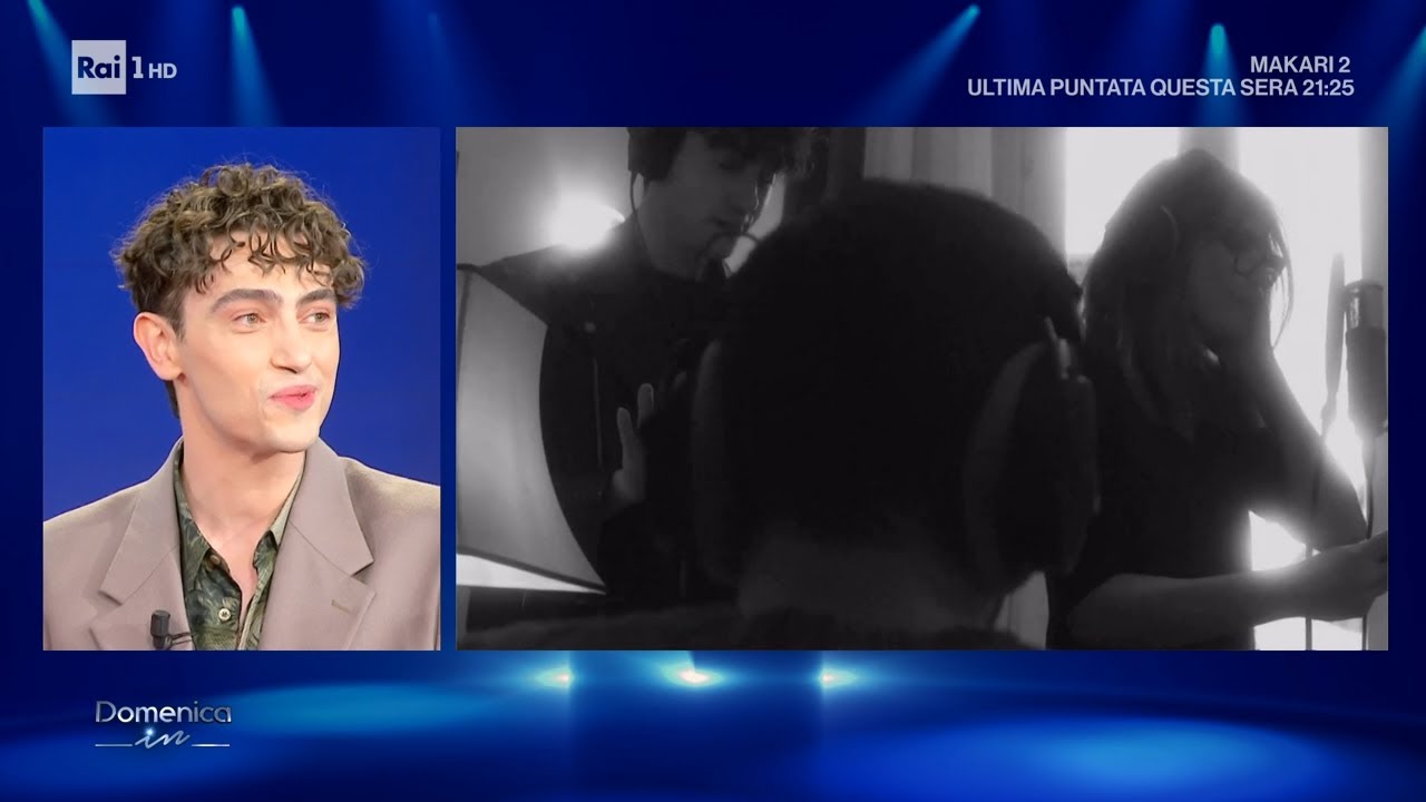 Michele Bravi tra cinema e musica -  Domenica In 19/05/2024