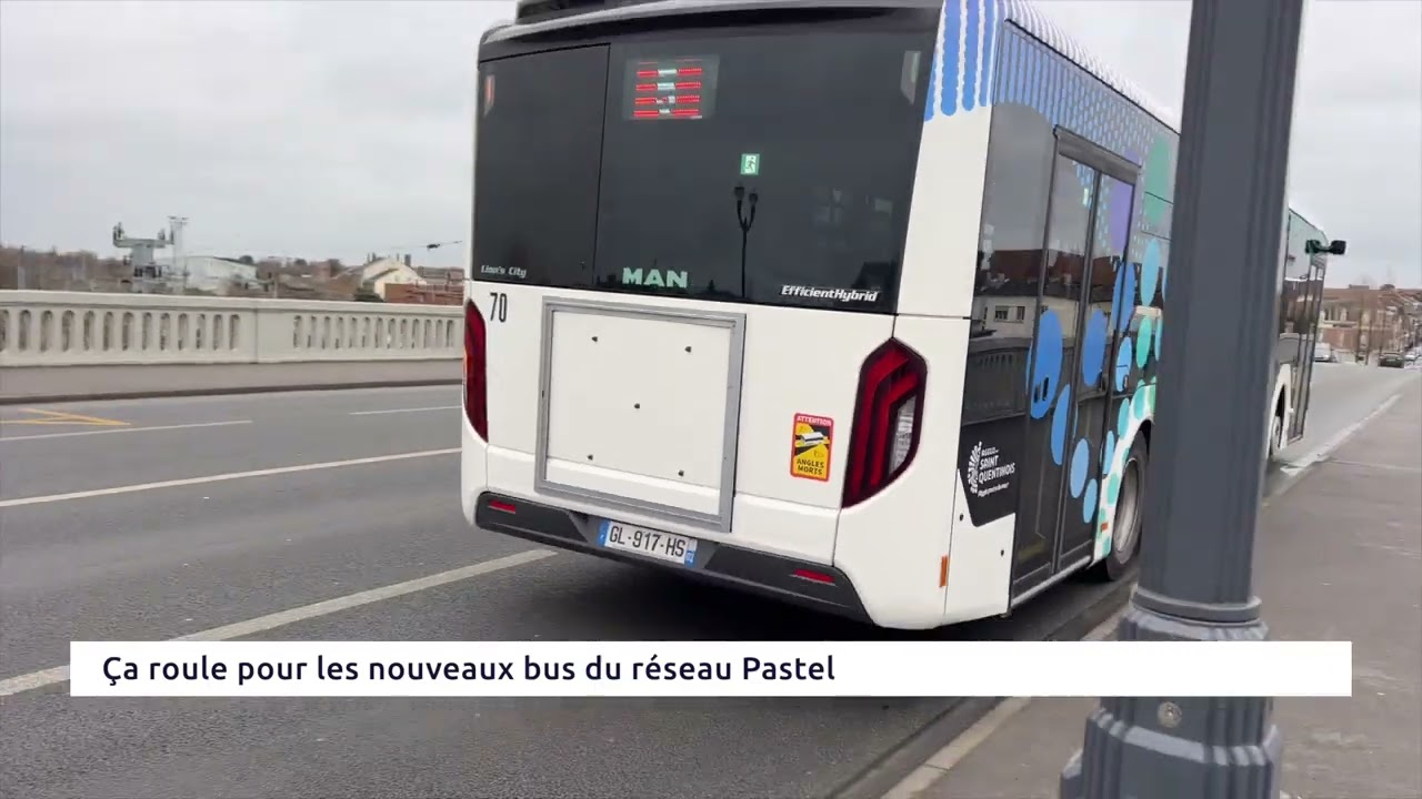De nouveaux bus MAN Efficient Hybrid arrivent à Saint-Quentin