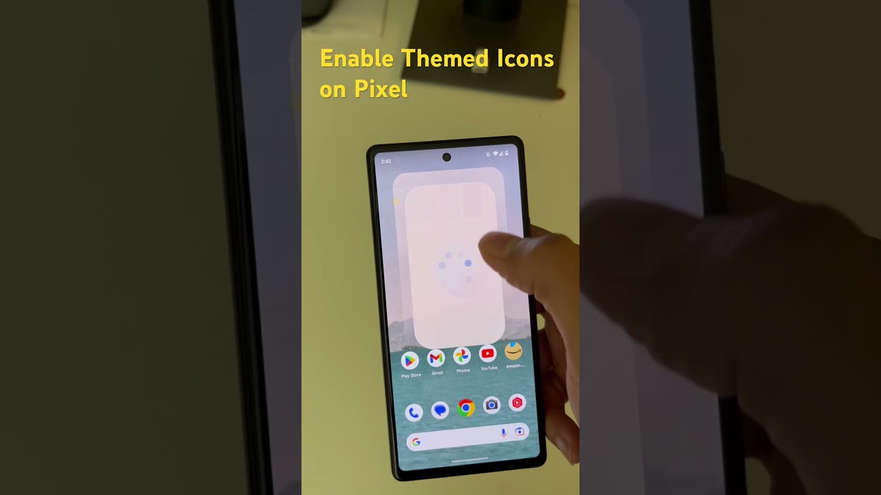 Google Pixel-Enable Themed Icons. NEW Look.