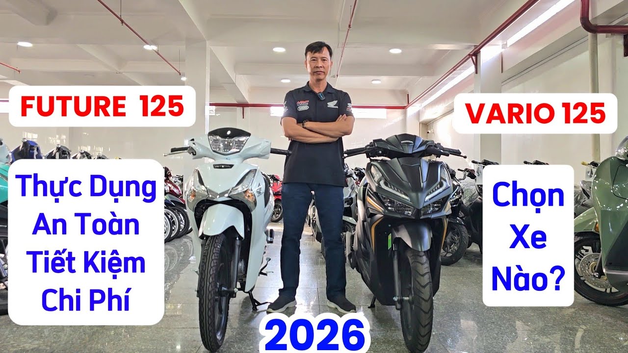 Future led và Vario 125: Mua xe nào năm 2026? So sánh, đánh giá chi tiết. Khải Phạm #future #vario 