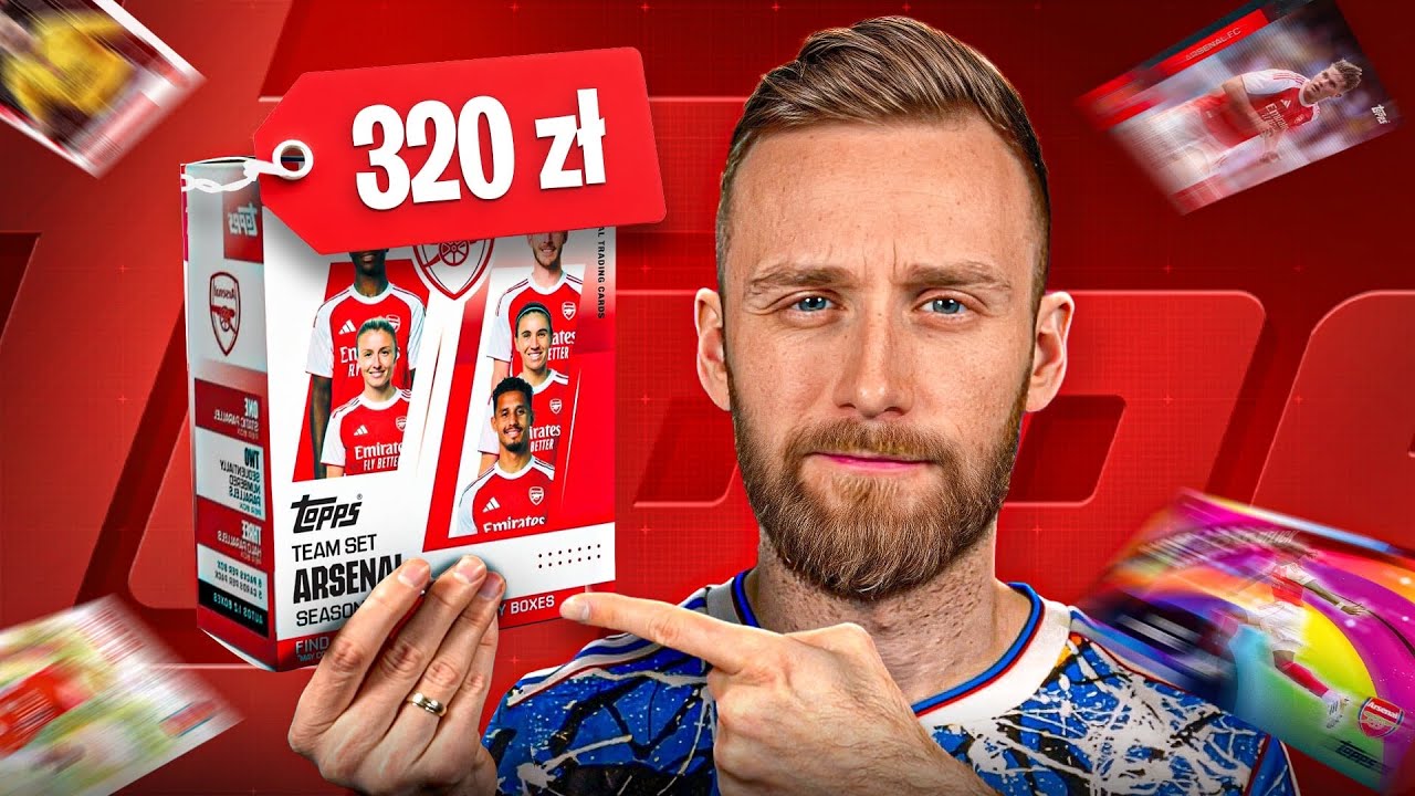 TRAFIAMY 1/1! Otwieram Topps Arsenal Team Set 25/26!