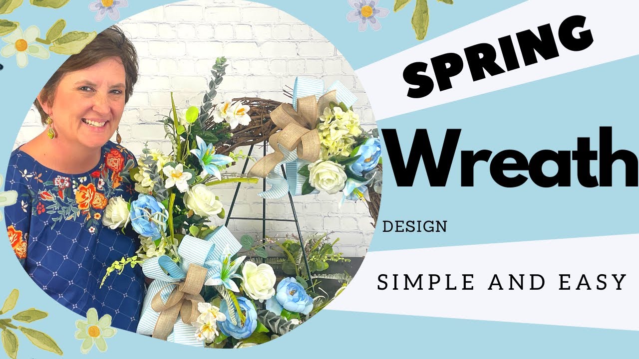 How to make a Beautiful Spring Wreath!