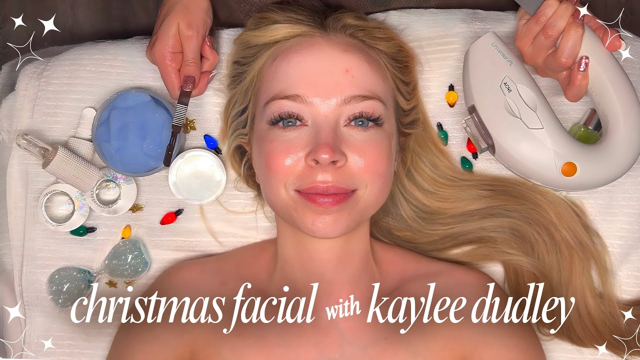 Christmas ASMR Facial with Kaylee Dudley