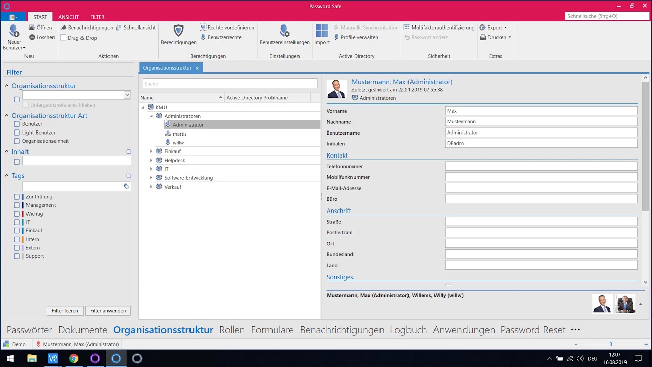 Password Safe: Kurzüberblick der Neuerungen in Version 8.8
