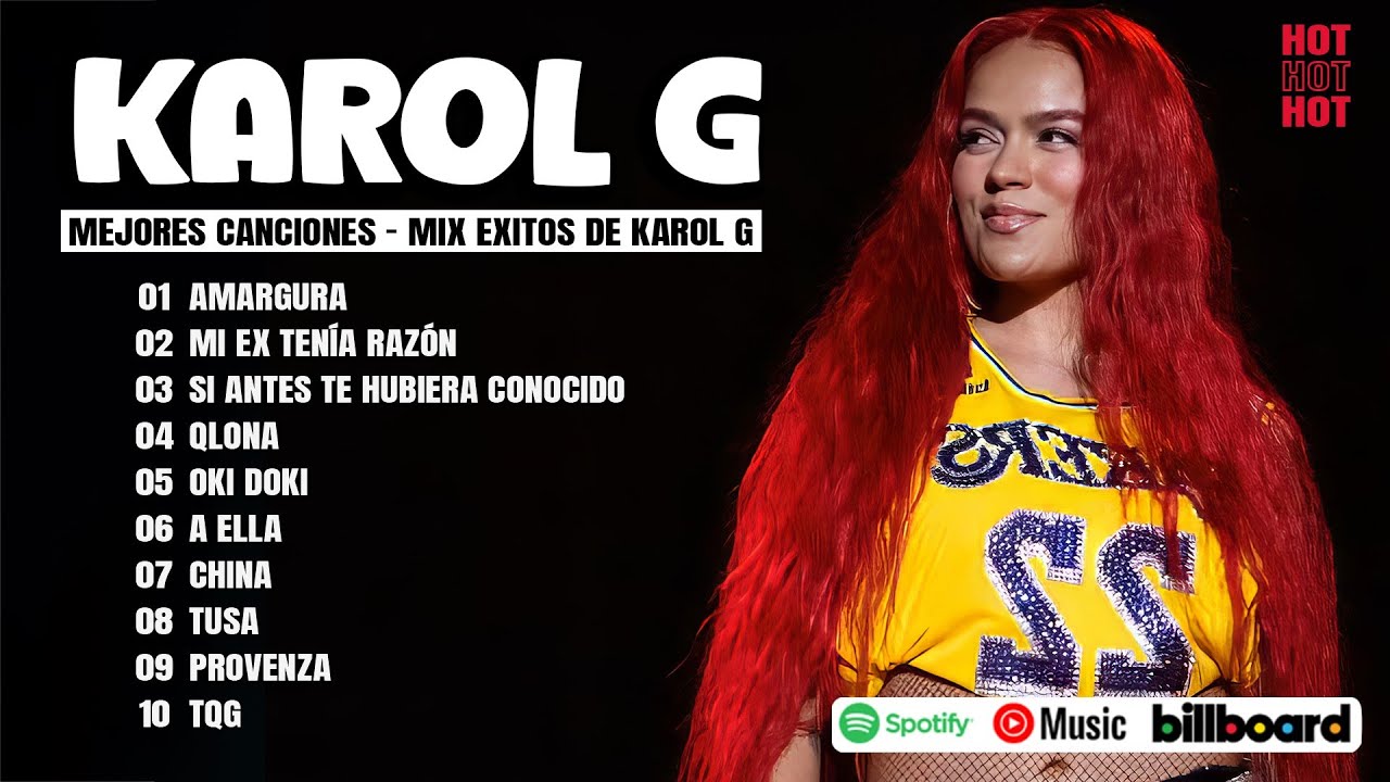 Karol G Grandes Éxitos Mix 2024 -  Lo Más Popular de Karol G - Canciones de Karol G