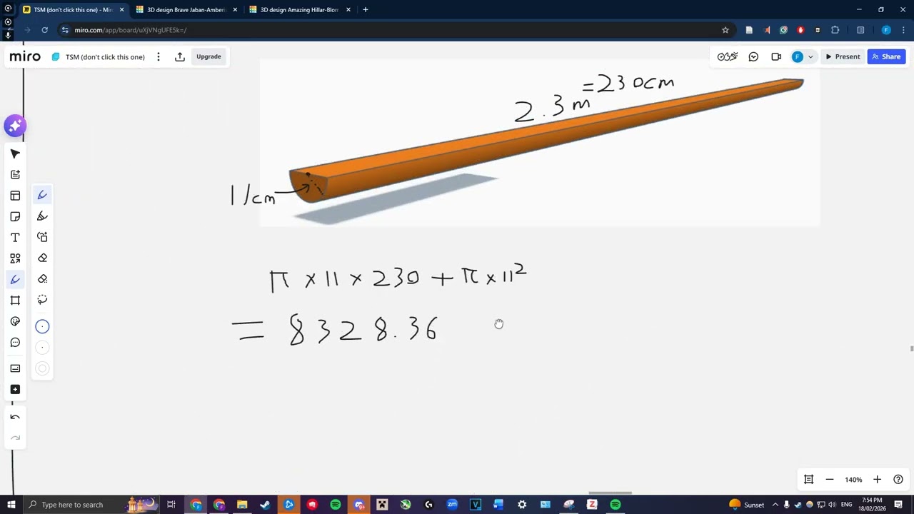 Surface area compound solids