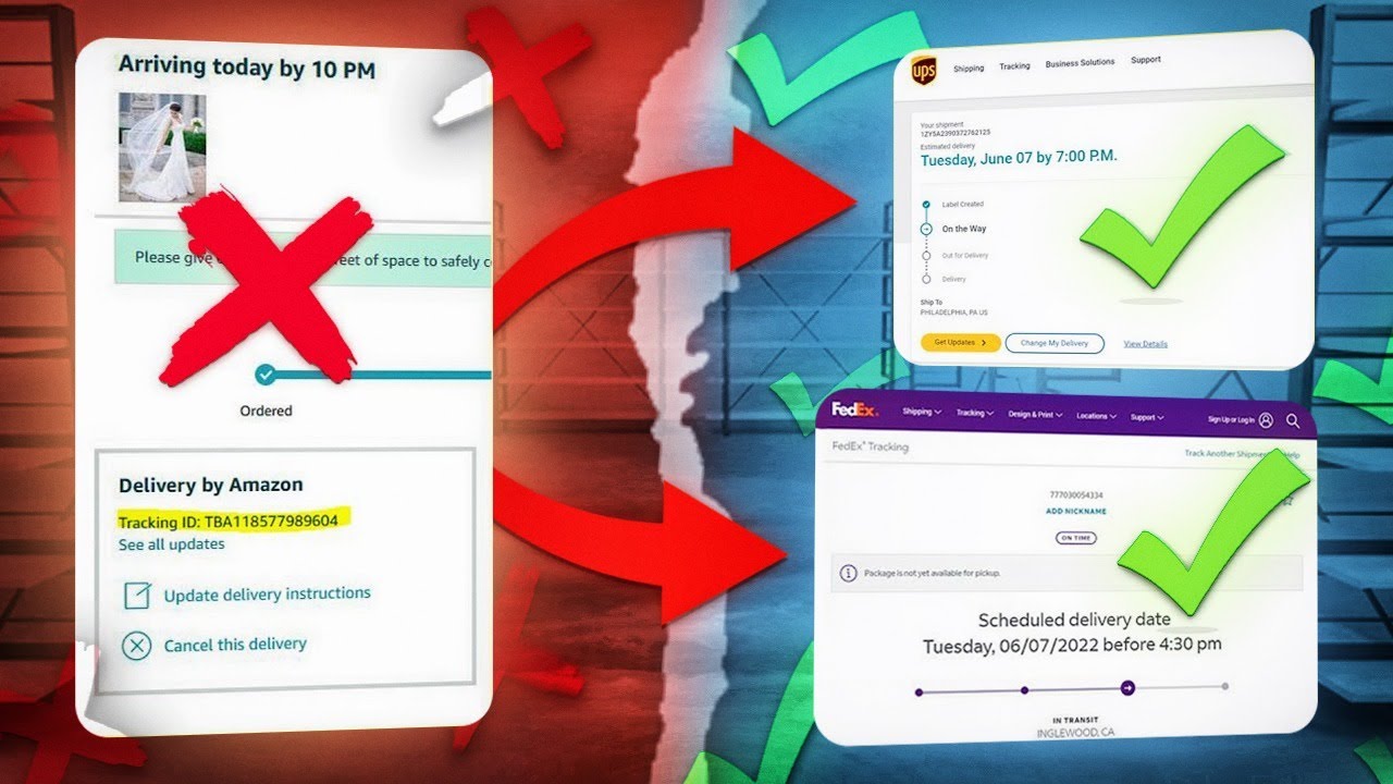 Как конвертировать номера отслеживания Amazon TBA с помощью Track Taco при дропшиппинге