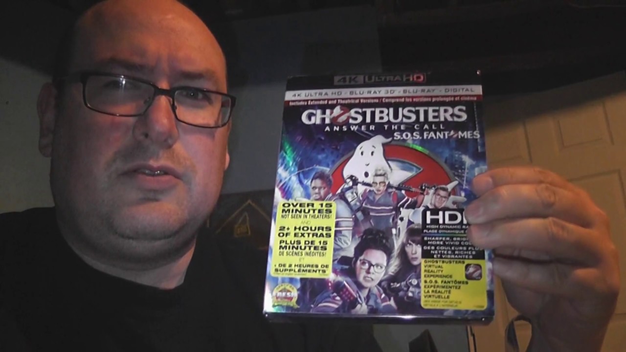 RobVlog - Unboxing the 4k/3D blu-ray of Ghostbusters: Answer the Call