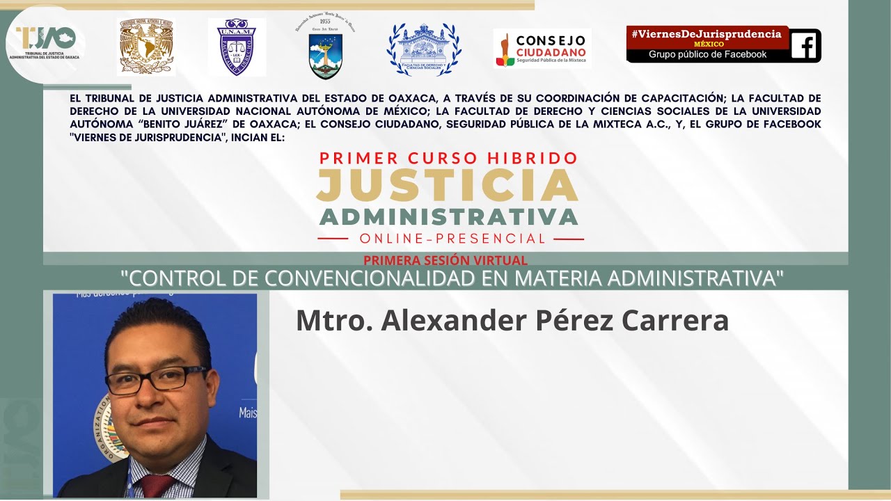 🔴𝗖𝗼𝗻𝘁𝗿𝗼𝗹 𝗱𝗲 𝗖𝗼𝗻𝘃𝗲𝗻𝗰𝗶𝗼𝗻𝗮𝗹𝗶𝗱𝗮𝗱 𝗲𝗻 𝗺𝗮𝘁𝗲𝗿𝗶𝗮 𝗔𝗱𝗺𝗶𝗻𝗶𝘀𝘁𝗿𝗮𝘁𝗶𝘃a - Mtro. Alexander Pérez Carrera
