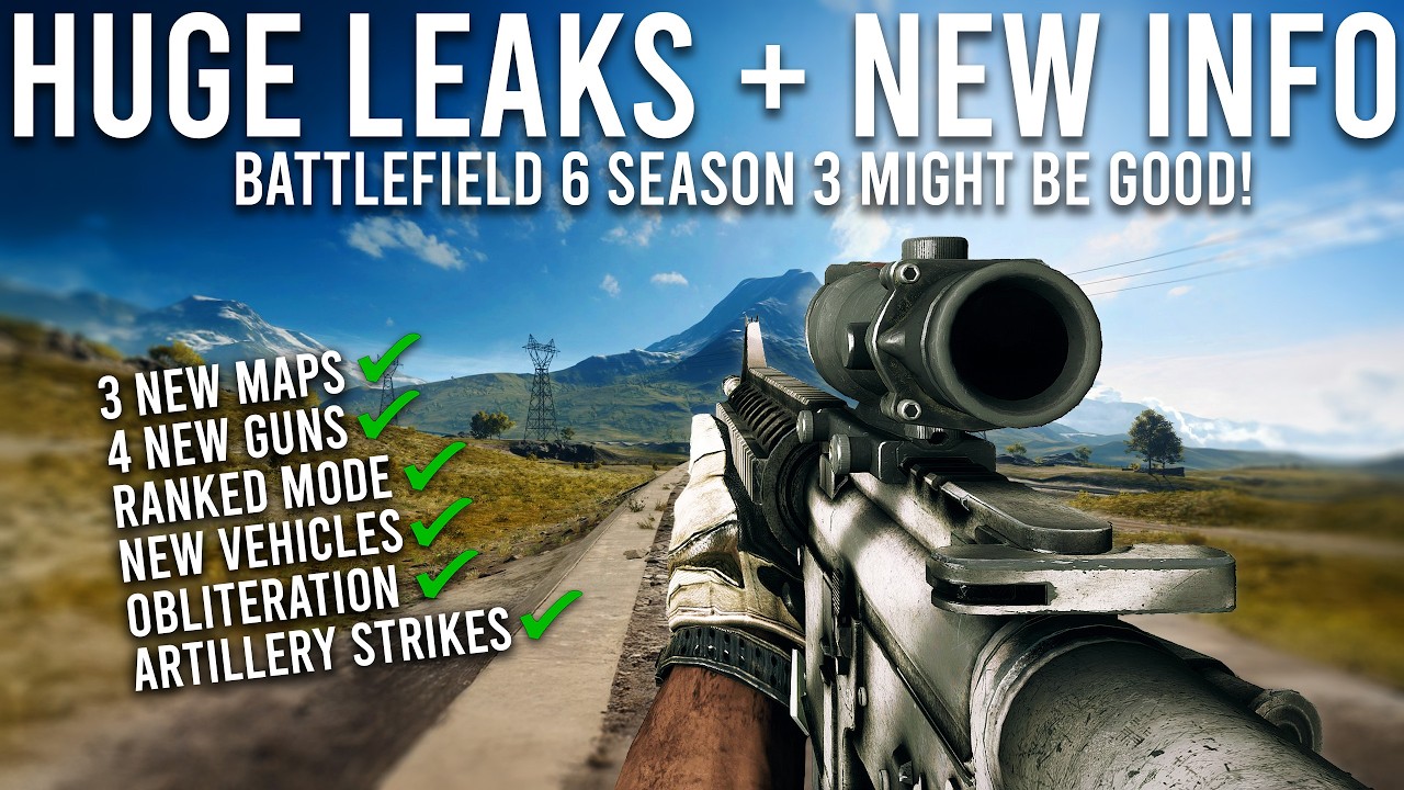 Утечки информации о 3-м сезоне Battlefield 6 просто невероятны и могут спасти игру...