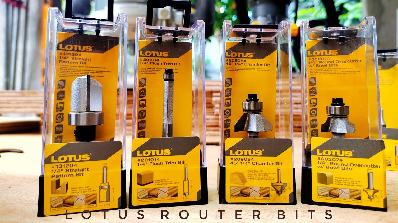 Is Lotus' Router Bits Good? | How to install router bits