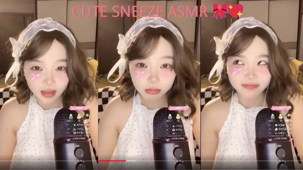 [Queenie ASMR] CUTE SNEEZE ASMR 🎀💖