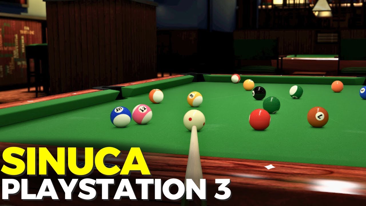 TODOS OS 9 JOGOS DE SINUCA PARA PS3! REALISMO E DIVERSÃO NA MESA DE BILHAR!