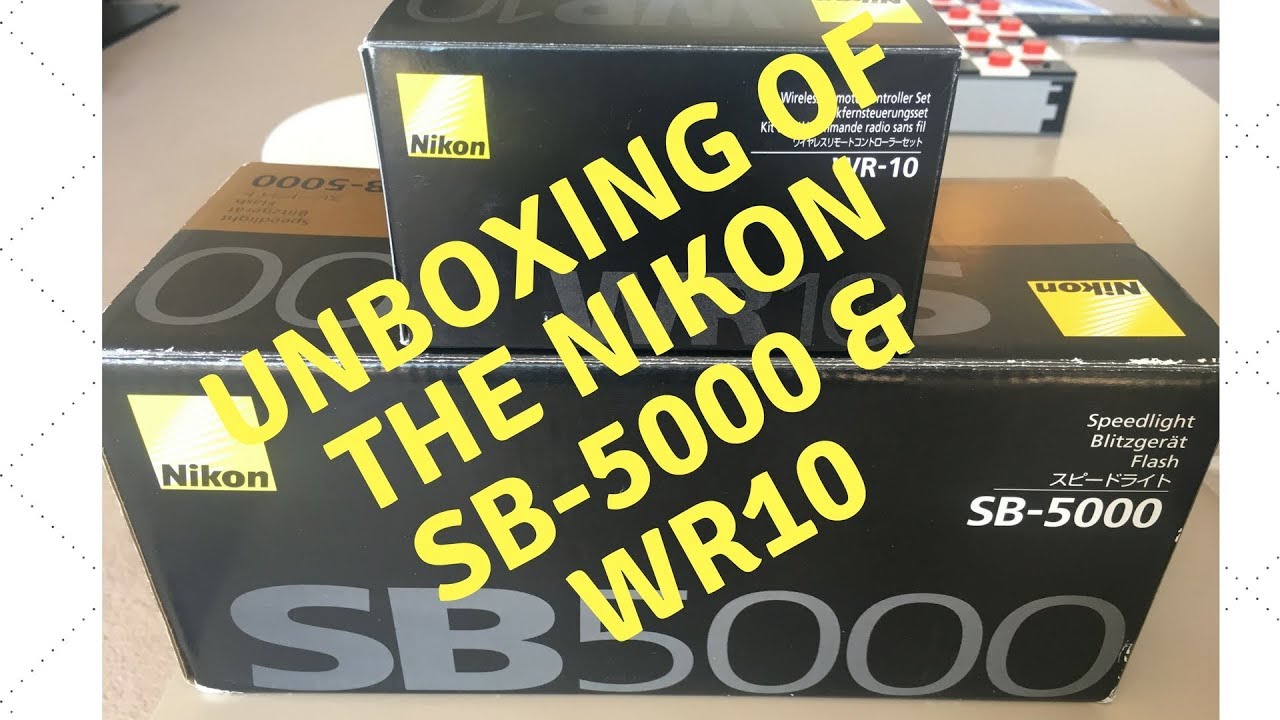 Unboxing Nikon SB-5000 & WR-T10 and setup with Nikon D850!  Woohoo, Off Camera Flash
