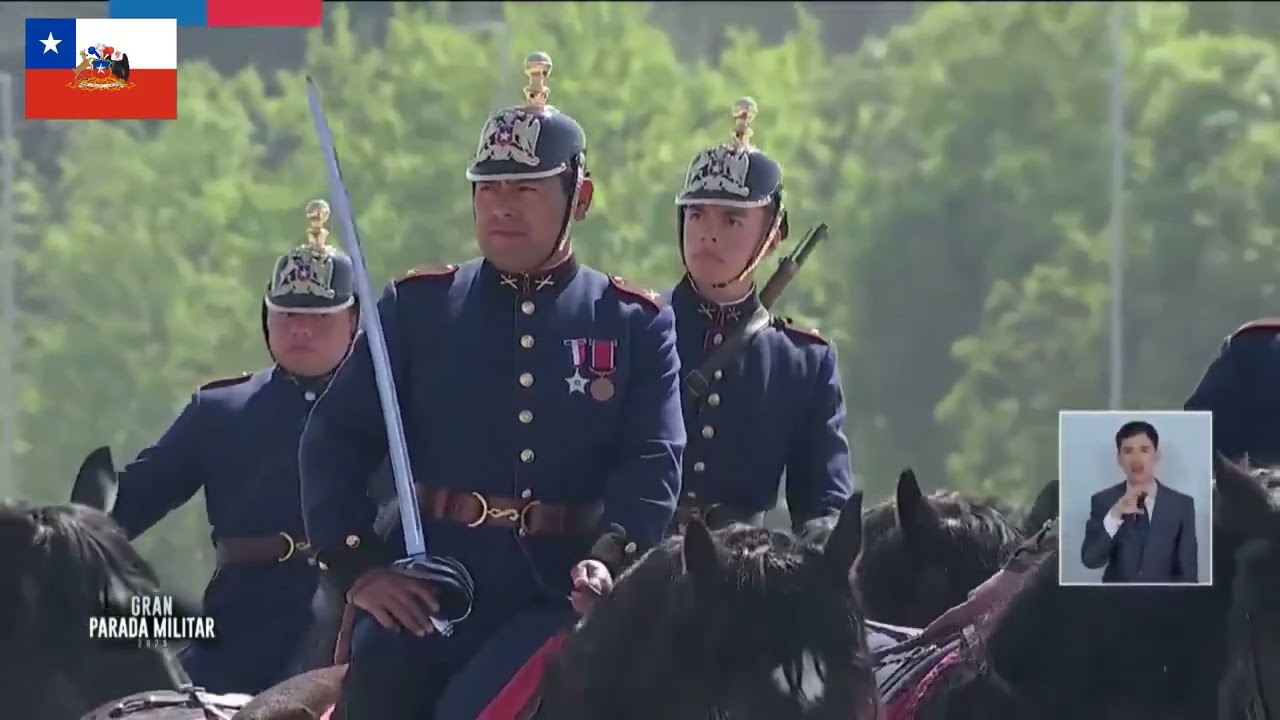Sin Voces ni comentaristas Gran Parada Militar 2025 Escuela Militar Ejército de Chile