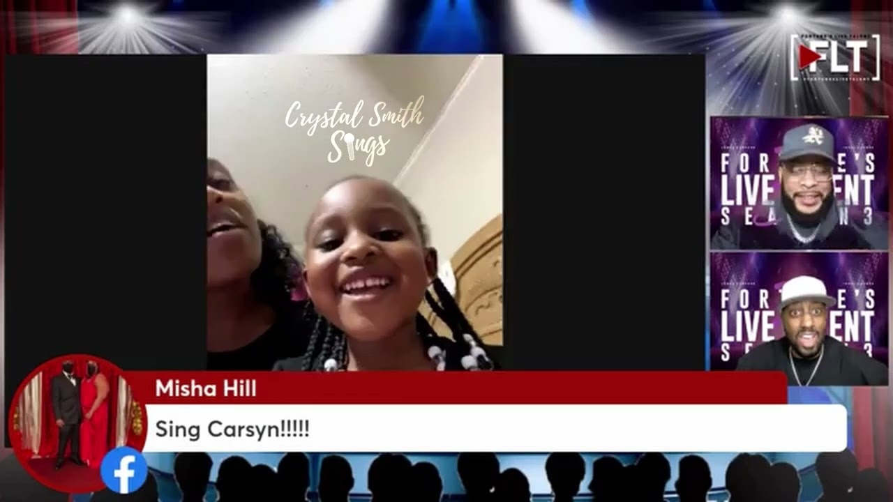 Crystal Smith with Baby Girl Carsyn Tate singing 