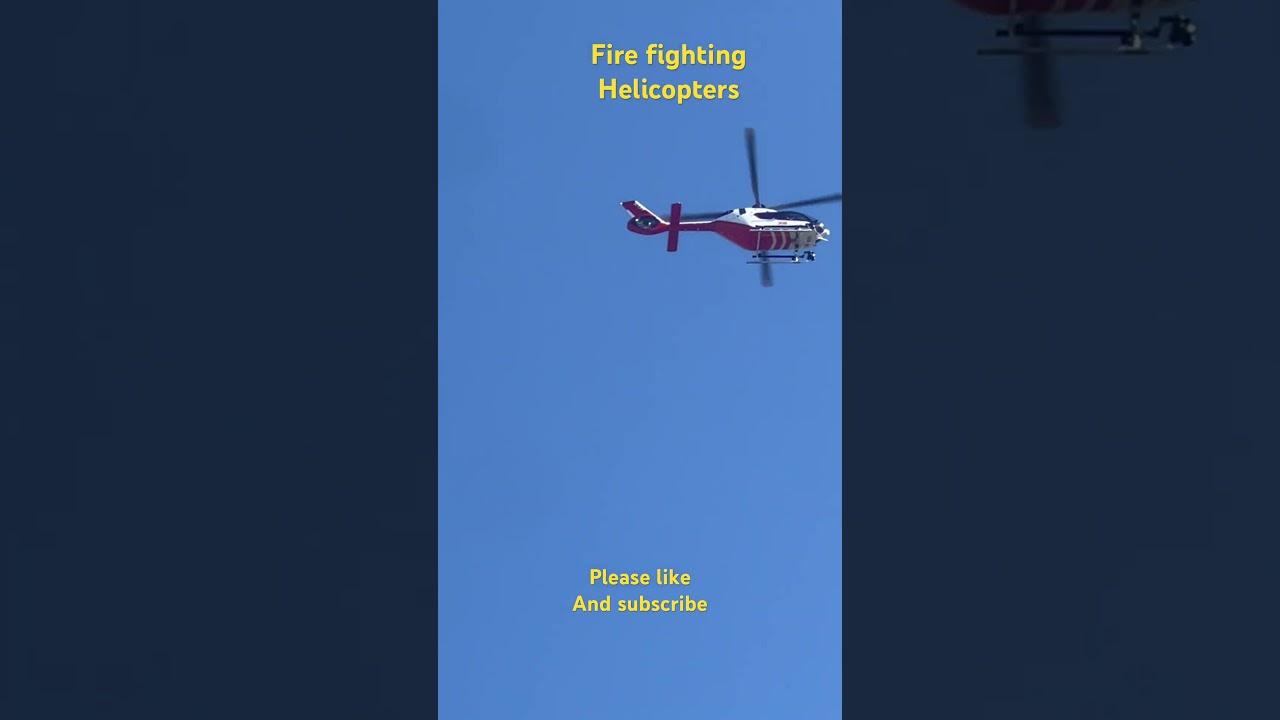 Full fleet of fire fighting Helicopters out in Victoria. #viral #shorts #helicopter