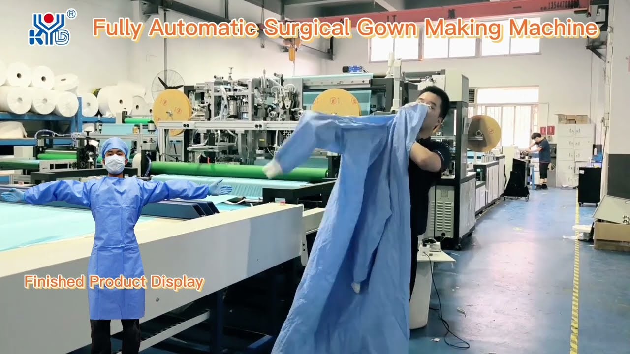 Automatic Surgical Gown Making Machine Explanation Video