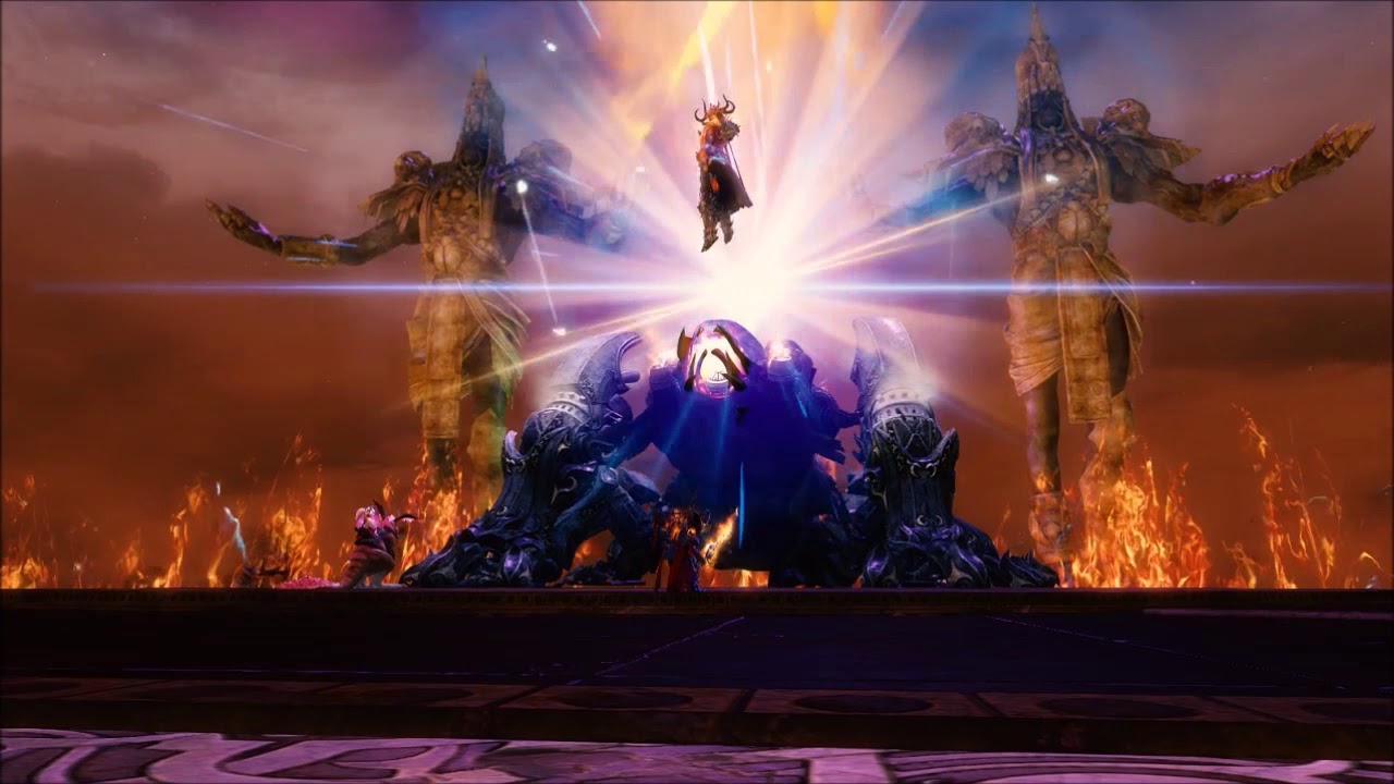 Guild wars 2- To Kill a God (Final Battle Path of Fire Ending)