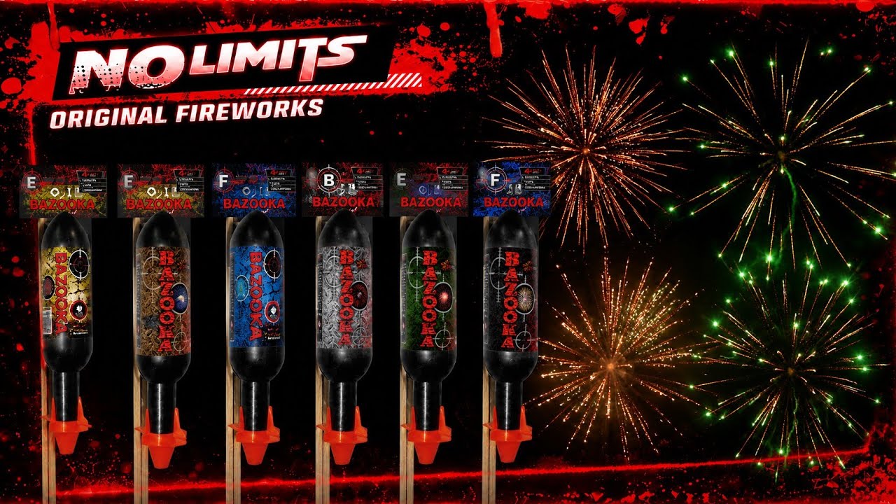PXR302 (efekty od A do F) - BAZOOKA - Piromax Fireworks