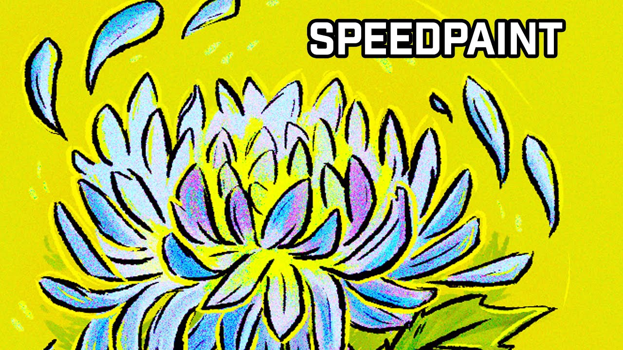 anti capitalist flower | digital speedpaint