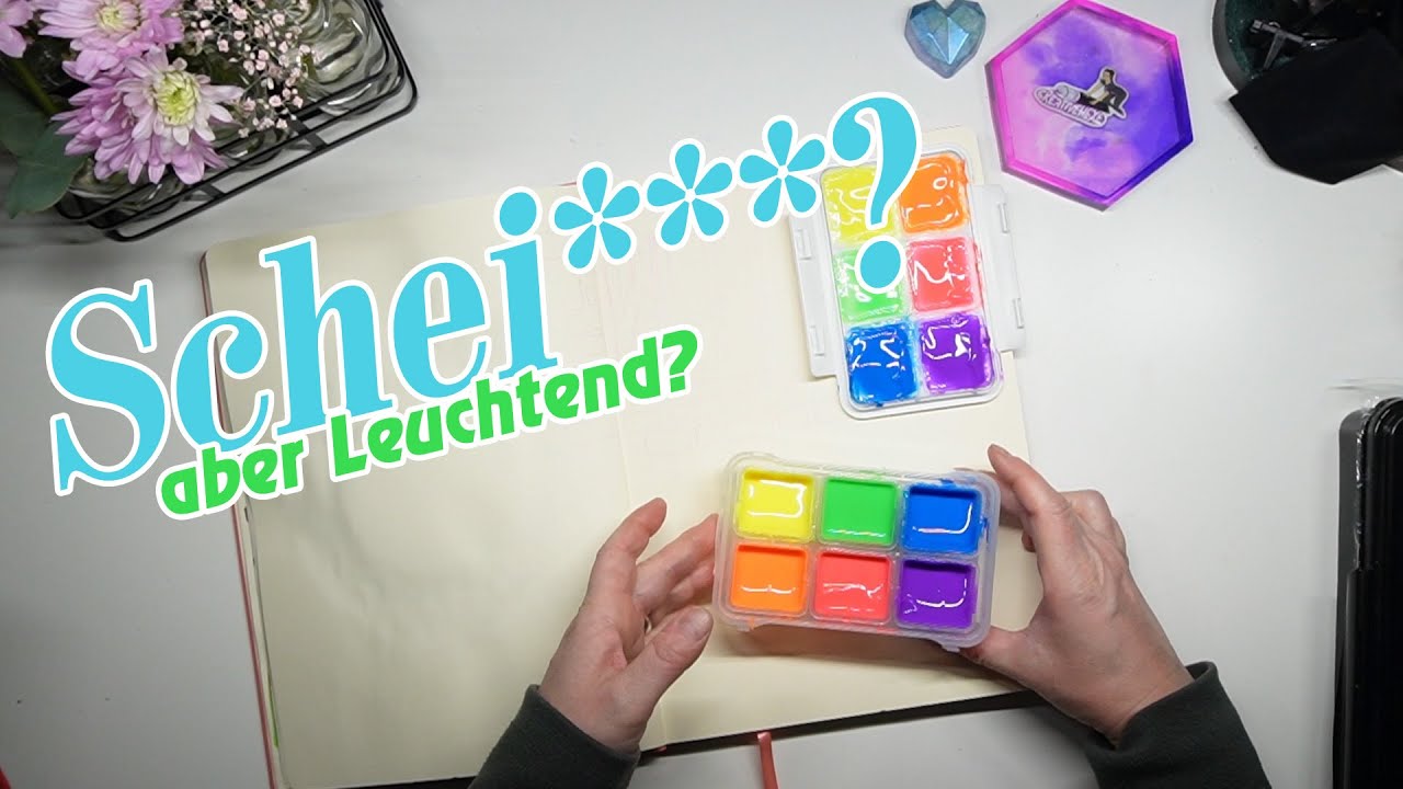 Gouache aber anders? Nachtleuchtende Himi Gelly Gouache