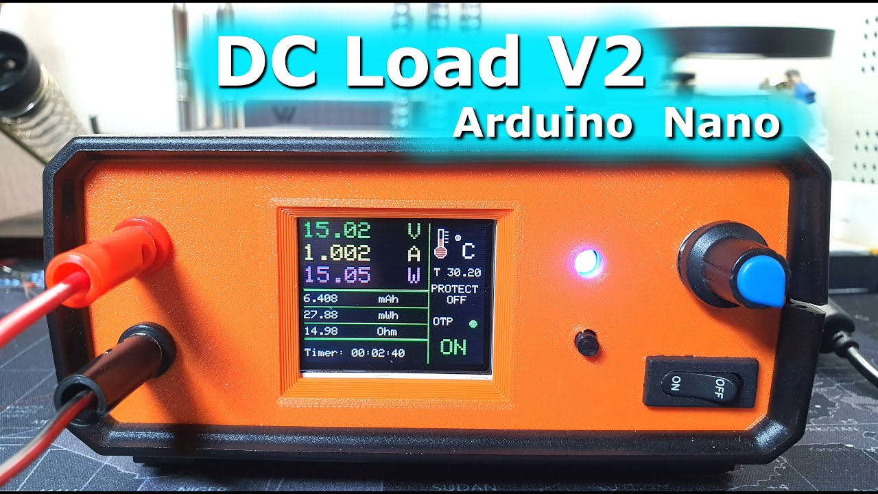 DIY Arduino Nano Electronic Load V2