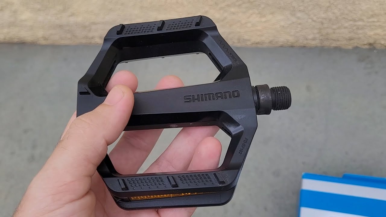 Shimano PD-EF102 - O pedal plataforma mais b&aacute;sico da Shimano
