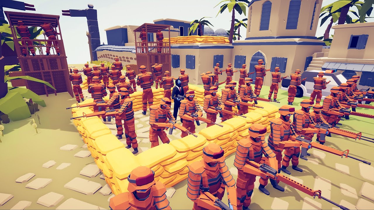 CAN 100x MILITARY SOLDIER PROTECT VIP ? - Totally Accurate Battle Simulator TABS