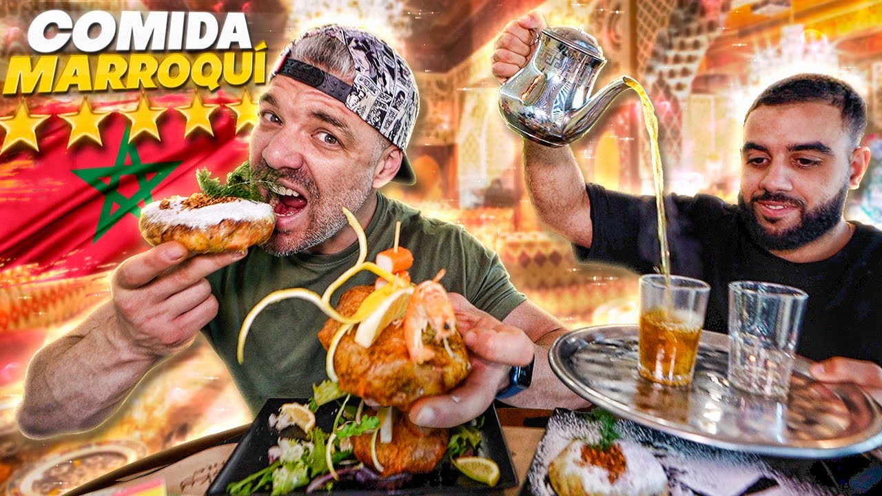 REVENTAMOS en EL MEJOR RESTAURANTE MARROQUÍ de MADRID! 🇲🇦 *PROBANDO COMIDA TÍPICA DE MARRUECOS*